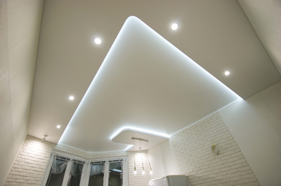 Заказать парящие натяжные потолки в г. Заозёрный